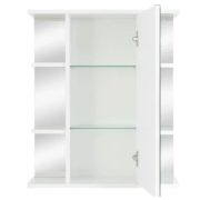 Зеркало «Универсал» с полкой 60х71 см цвет белый