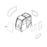 Стекло лобовое верхнее (Плоский триплекс) 71K8-02440