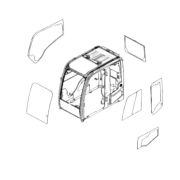 Стекло лобовое нижнее (Плоский триплекс) 71K8-02710