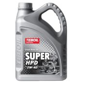 Масло моторное 5/40 Super HPD TEBOIL  4л. синт. API CI-4/SL