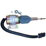 Соленоид отсечки топлива Hyundai R140LC-7 R210LC-7 R250LC-7 Cummins 6BT B5.9 4B3.9