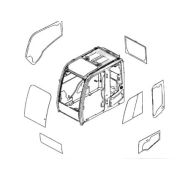 Стекло двери сдвижное 903-00071В