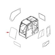 Стекло лобовое верхнее 903-00055 Doosan