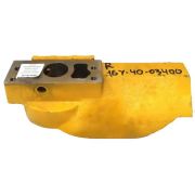 Кронштейн в сборе правый крепления колеса направляющего