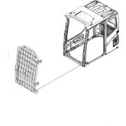 Защита лобового стекла экскаватора Коматсу (усиленная)